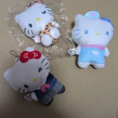 ハローキティ ぬいぐるみマスコット　 3個セット