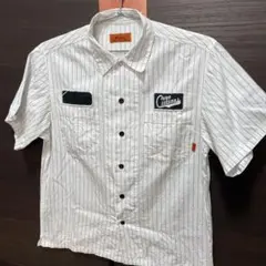 ワークシャツ 刺繍