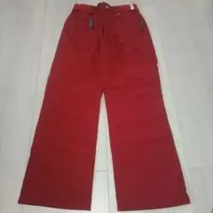 美品　AIRBORN　スノーボード、スキーウエアパンツM 　レッド