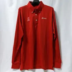 スリクソン SRIXON 長袖シャツ ゴルフウェア レッド