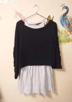 新品未使用品　ZARA 　２点セット　レイヤードチュニック