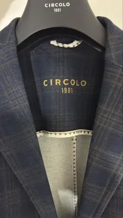 CIRCOLO 1901 ネイビー チェック テーラードジャケットのサムネイル