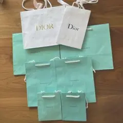 Tiffany 6枚 and Dior2枚　ハイブランド紙袋おまとめ