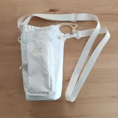 しまむら あかねこさんコラボ ボトルショルダー 白ドット モリノリンクル