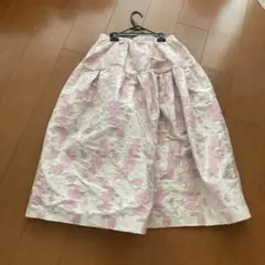 フレアスカート ピンク 花柄 サイズ1のサムネイル