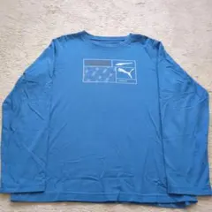 PUMA 青 長袖カットソー　160