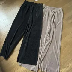 プリーツパンツ