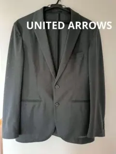 UNITED ARROWS メンズ　テーラードジャケット　春夏物　ブラック系