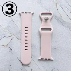 Apple Watch バンド シリコン 38/40/41mm対応③ベビーピンク