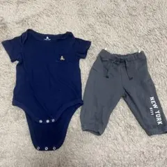 H&Mズボン　baby gap半袖ロンパース70cm