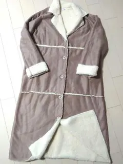 Hudson honey ムートン風ロングコート