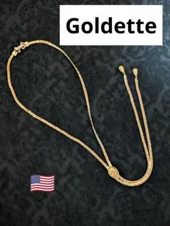 ♤希少♤Goldetteゴールドメダリオンロングネックレス