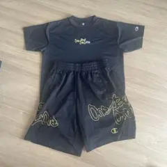 チャンピオン　バスケットボール Tシャツ(S)とパンツ(S)のセット　ブラック