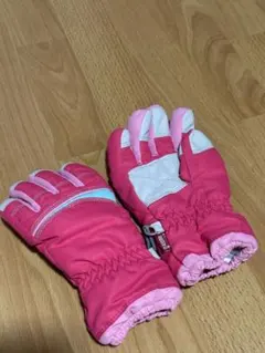 Alpine DESIGN キッズ スキーグローブ ピンク 120cm 手袋