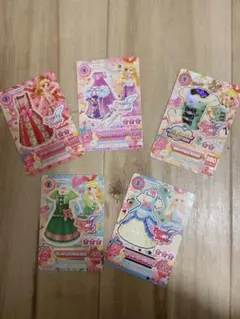 アイカツ Angely Sugar ドレスカード 5枚セット