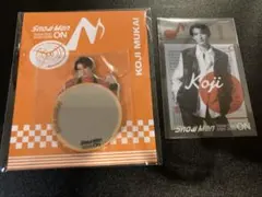 ミ*ー様 SnowMan ON クリアステッカー&ミラーステッカーset 向井康