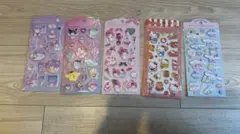 サンリオ ジュエルマシュマロステッカー 5枚セット