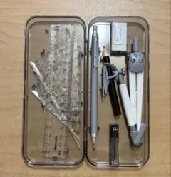 文房具セット 透明ケース入り