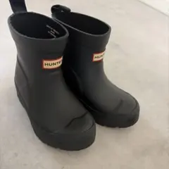 HUNTER ブラック レインブーツ UK 9