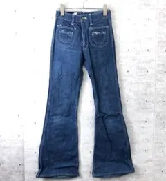 Thomaston 国産亜流デニム 70s古着 フレア ブッシュ パンツ デニム