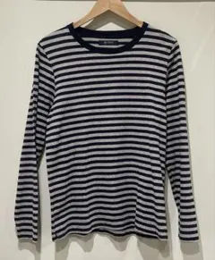 nano universe ナノユニバース ボーダー ロング Tシャツ