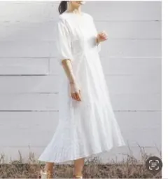 値下げ　美品　プラスオトハ　OTO.HA ワンピースのサムネイル