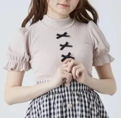Ank Rouge 3つリボンテレコtops ピンクのサムネイル