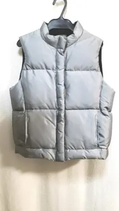 GAP 暖か内側フリース地ベスト グレー系 XS