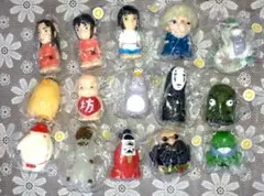 廃盤新品未開封　ジブリ 指人形 18体セット　千と千尋の神隠し　ハウルの動く城 廃盤新品未開封 ジブリ 指人形 18体セット 千と千尋の神隠し ハウルの
