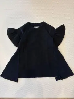 77circa フリル袖 ネイビー Tシャツのサムネイル