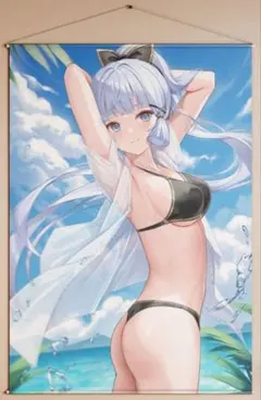 B1タペストリー　原神　神里綾華　水着　新品未開封