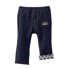 ミキハウス　DOUBLE.B ダークブルー 長ズボン