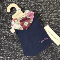 LAURA ASHLEY 犬服 スカーフ付きタンクトップ XSサイズ ネイビーのサムネイル