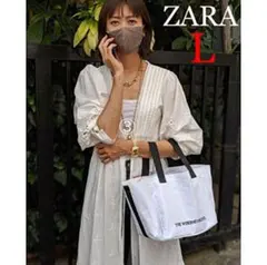 完売品 L ザラ カットワーク刺繍 ワンピース ドレス シャツ ガウン 山田優