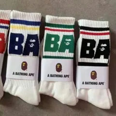 A BATHING APE アベイシングエイプソックス 3足セット