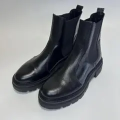 【極美品】 ENESSエネス サイドゴアブーツ ブラックレザー 厚底 38のサムネイル