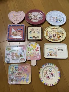 도쿄 디즈니 리조트 더피 & 프렌즈 수베니아 플레이트 7장 세트