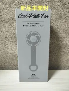 【新品】BRUNOハンディファン 冷却プレートファン　チャコール