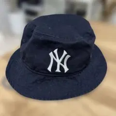 New Era バケットハット M/L 黒 Manhattan Portage