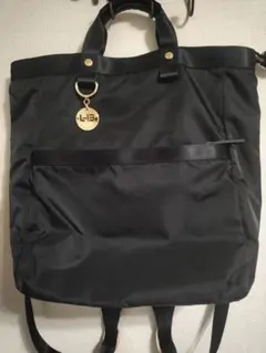 ★美品‎★ LA BAGAGERIE チャーム付き ナイロンリュックのサムネイル