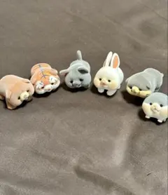 【全6種コンプリート】ぷくペロどうぶつ フィギュア ガチャ