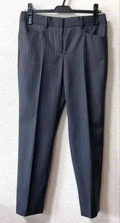 セオリー　ダークグレー ストライプ スラックス size40