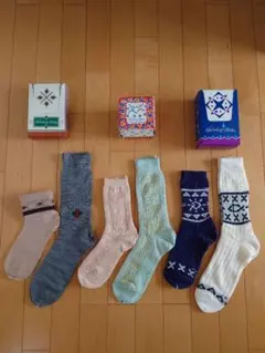 千趣会（ベルメゾン）ペアソックス 6足セットのサムネイル