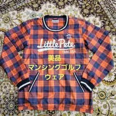 再お値引き美品munsingwear チェック柄ゴルフウェア Mサイズ