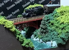 ローカル線 宗谷本線天塩川橋梁 鉄道ジオラマ Nゲージ 展示台 - メルカリ