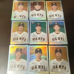 Topps NPB 206 読売ジャイアンツ 9枚セット