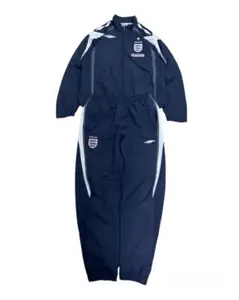 激レア　00s Umbro x イングランド代表 ナイロン セットアップ