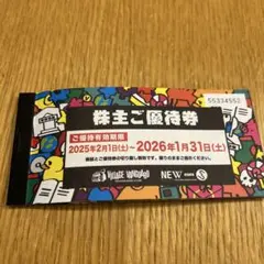 3577 ヴィレッジ　ヴァンガード　株主ご優待券　1000円×12枚（12000円分） ヴィレッジヴァンガード株主優待1,2000円分