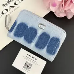 【新品】COACH コーチ★コインケース ブルー