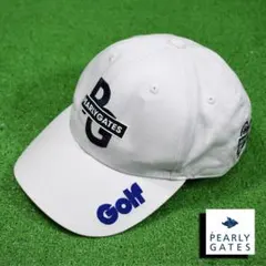PEARLY GATES キャップ PG1989 ホワイト - メルカリ